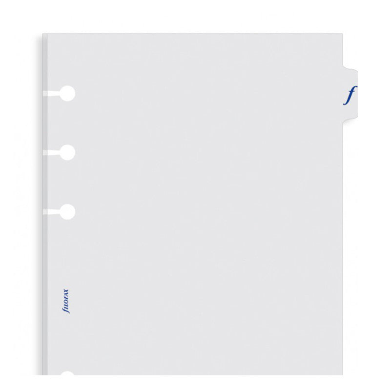 Hobby Land Filofax Transparent Flyleaf With Tabs Personal