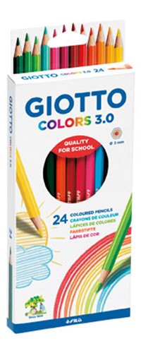 GIOTTO COLORS 3.0 PENCILS#Pack Size_PACK OF 24