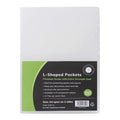 OSC L Shaped Pockets A4 - Pack of 12#Colour_CLEAR