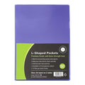 OSC L Shaped Pockets A4 - Pack of 12#Colour_PURPLE