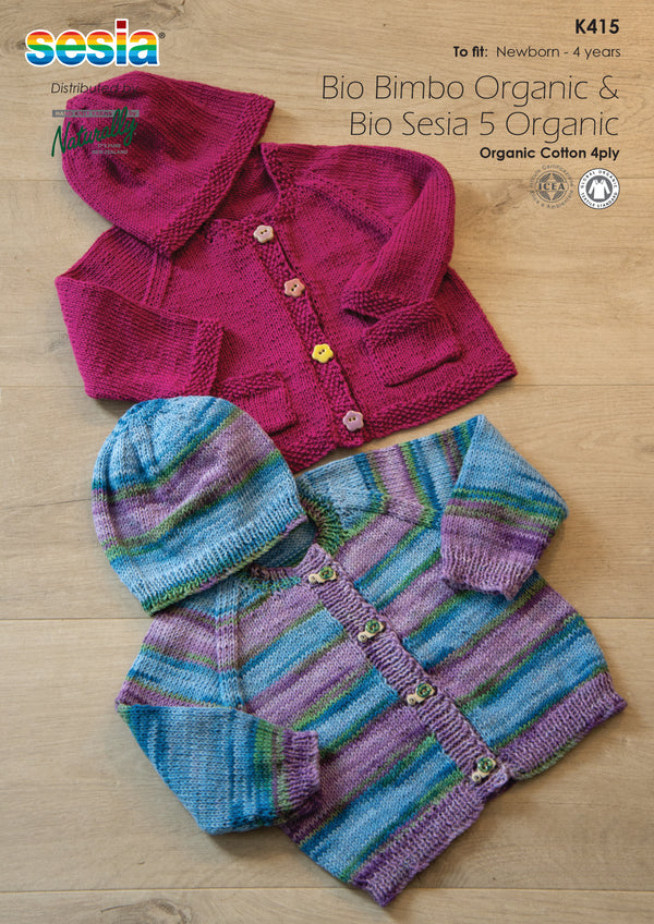 Naturally & Sessia Pattern Leaflet Bio 5 & Bio Bimbo Kids/jacket & Hat