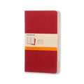 moleskine cahier journals large ruled - pack of 3#Colour_CRANBERRY RED