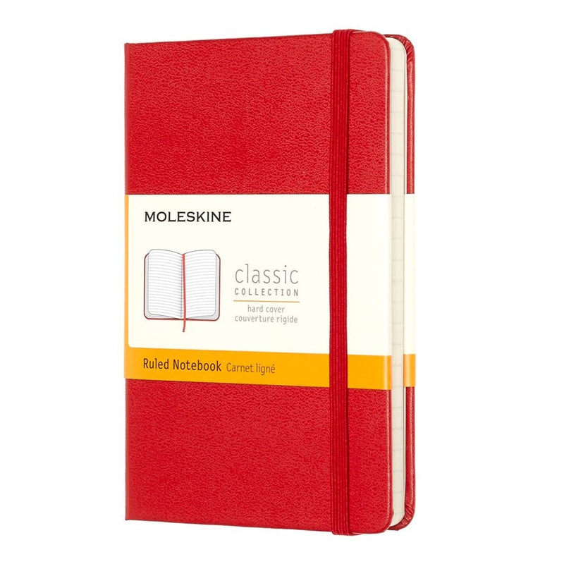 moleskine notebook pocket ruled hard cover