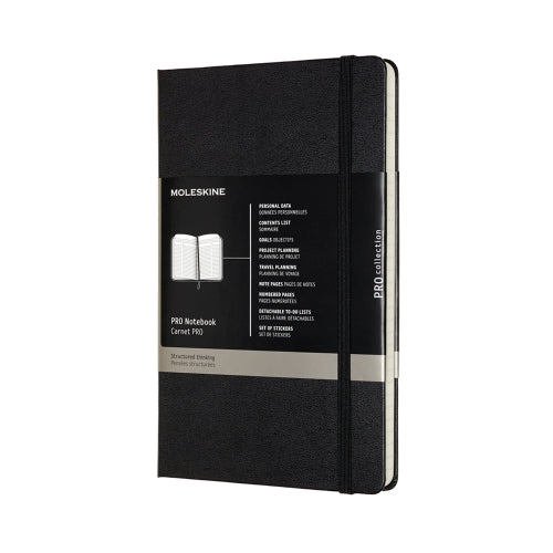 moleskine pro notebook large hard cover