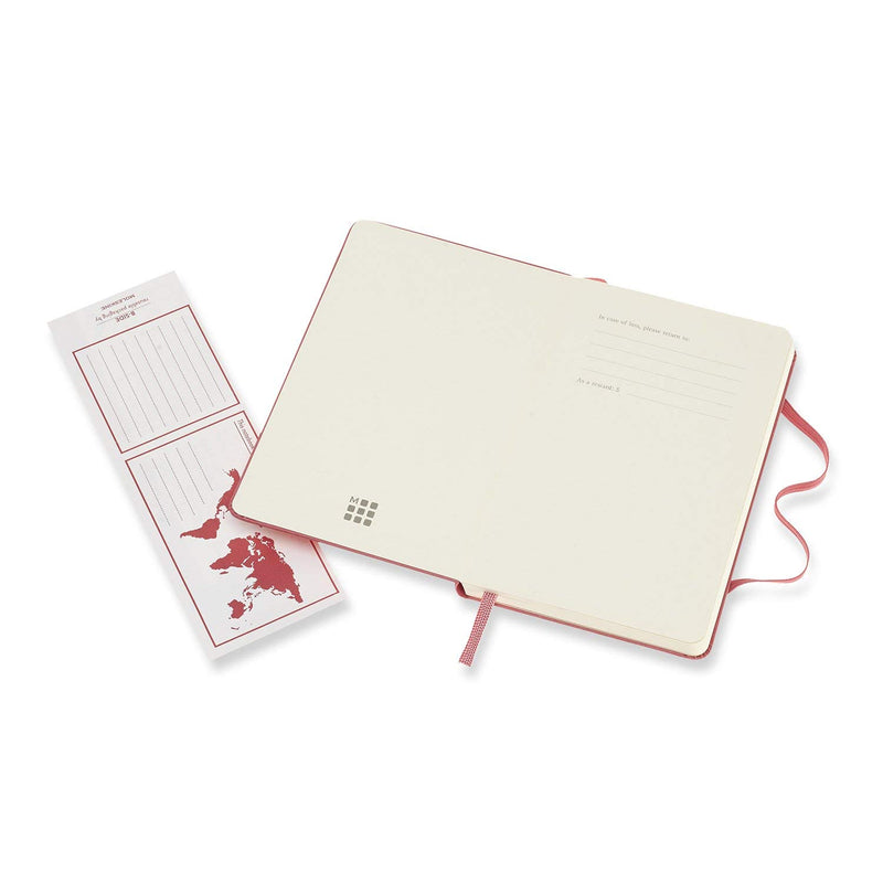 moleskine notebook pocket plain daisy pink hard cover