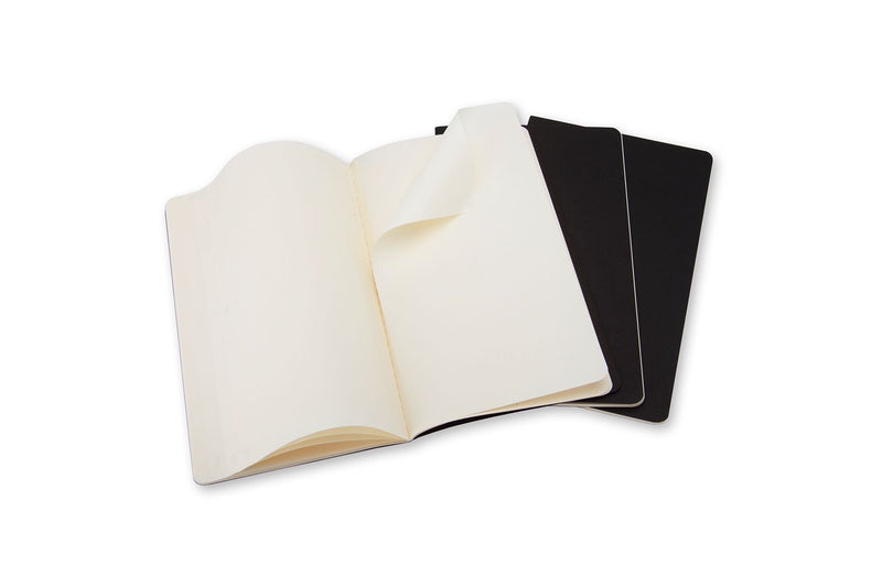 moleskine cahier journals pocket plain - pack of 3