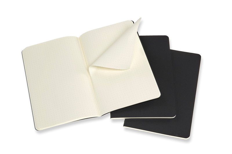 moleskine cahier journals large dot - pack of 3