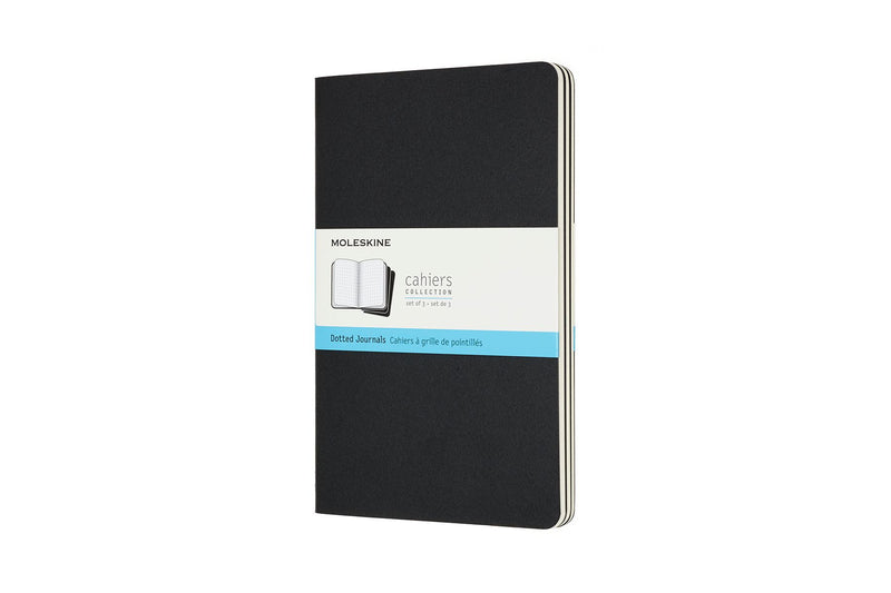 moleskine cahier journals large dot - pack of 3