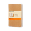 moleskine cahier journals pocket ruled - pack of 3#Colour_KRAFT BROWN