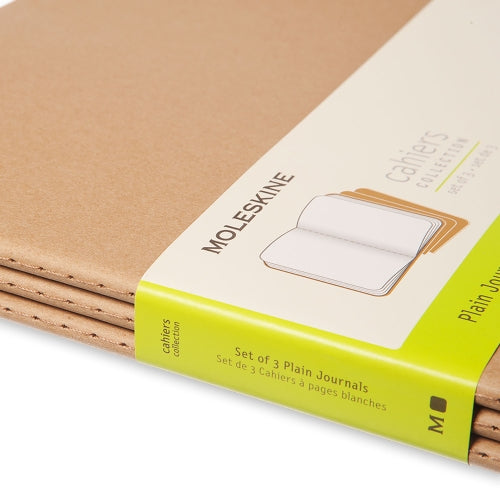 moleskine cahier journals xxl ruled - pack of 3