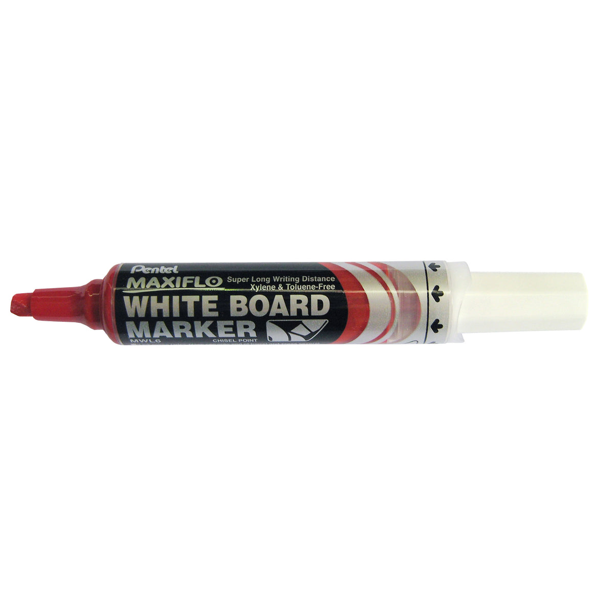 Pentel Maxiflo Whiteboard Marker Set , Model: PE-MWL6-04