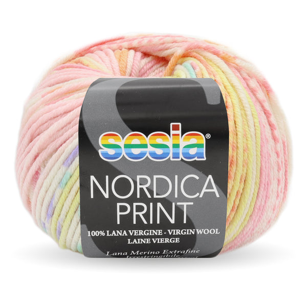 Sesia Nordica DK Print Yarn 8ply#Colour_CANDY CANE (6058)