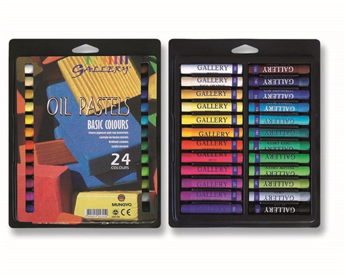 Mungyo Gallery Oil Pastels Blister Set of 24