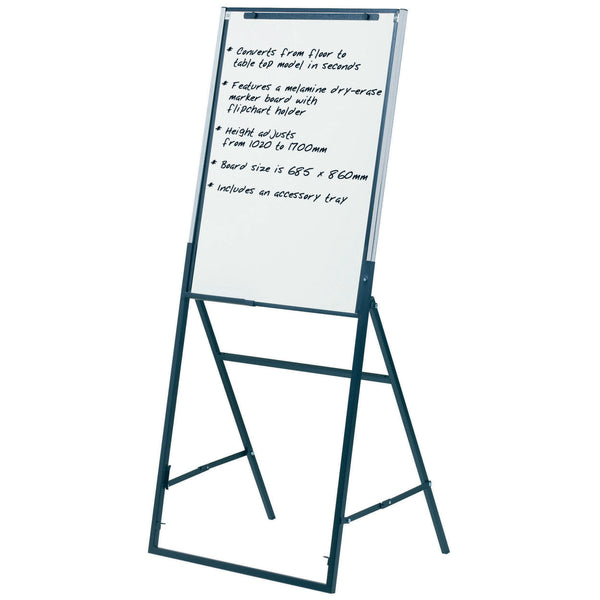 quartet easel flip chart futura melamine