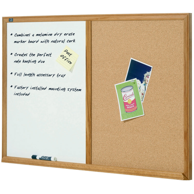 quartet combo board oak frame 900x1200mm