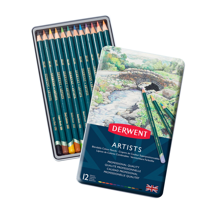 Derwent Artists' Pencil Tin of 12