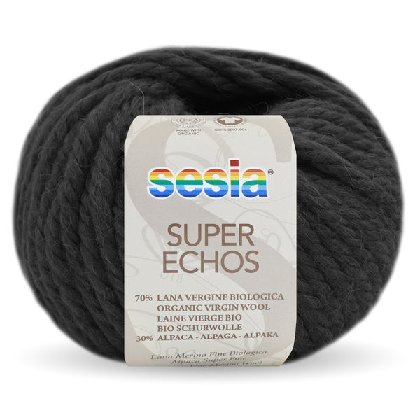 Sesia Echos Super Chunky Yarn#Colour_BLACK (67)